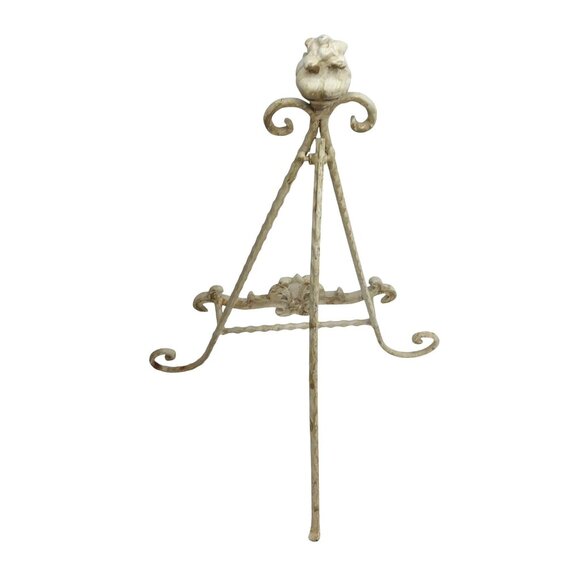 Vintage Metal Ornate Easel Book Bible Art Stand 13" Tall - Picture 10 of 10